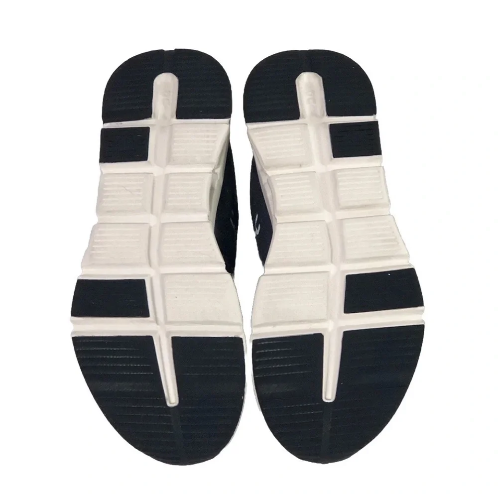 On Cloud 5 Running Shoes Woman’s Black White CloudTec Sneakers